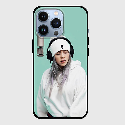 Чехол iPhone 13 Pro BILLIE EILISH / 3D-Черный – фото 1