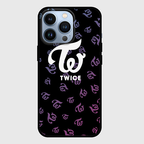 Чехол iPhone 13 Pro Twice / 3D-Черный – фото 1