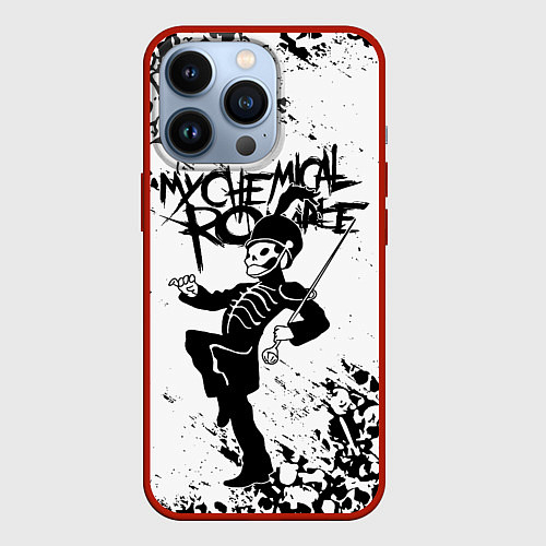 Чехол iPhone 13 Pro My Chemical Romance / 3D-Красный – фото 1