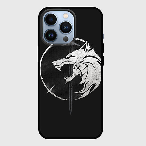 Чехол iPhone 13 Pro The Witcher 3: Wild Hunt / 3D-Черный – фото 1