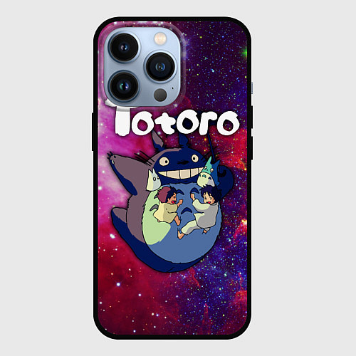 Чехол iPhone 13 Pro Totoro / 3D-Черный – фото 1