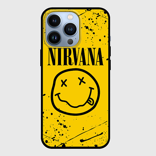 Чехол iPhone 13 Pro NIRVANA / 3D-Черный – фото 1