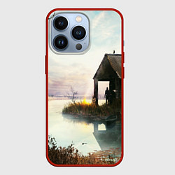 Чехол для iPhone 13 Pro STALKER, цвет: 3D-красный