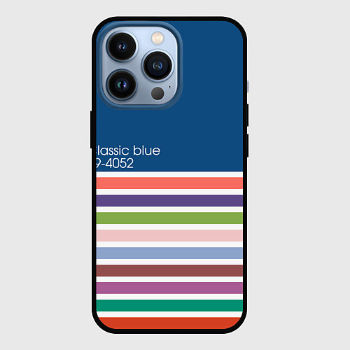 Чехол iPhone 13 Pro Pantone цвет года с 2012 по 2020 гг / 3D-Черный – фото 1