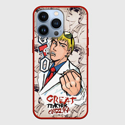 Чехол для iPhone 13 Pro GTO Онидзука, цвет: 3D-красный