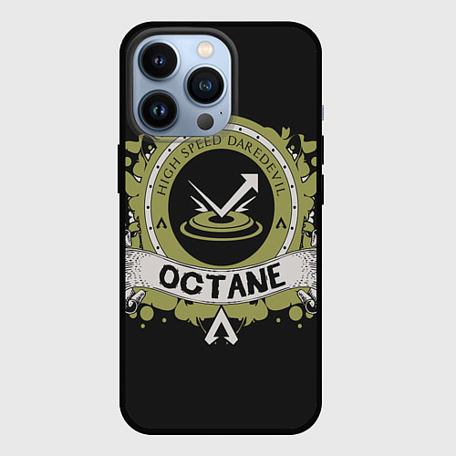 Чехол iPhone 13 Pro Apex Legends Octane / 3D-Черный – фото 1