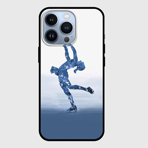 Чехол iPhone 13 Pro Фигурное катание / 3D-Черный – фото 1