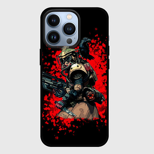Чехол iPhone 13 Pro Bloodhound 3D Black / 3D-Черный – фото 1
