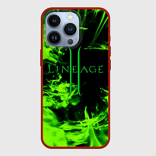 Чехол iPhone 13 Pro LINEAGE 2 / 3D-Красный – фото 1