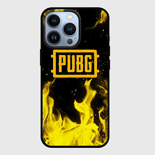 Чехол iPhone 13 Pro PUBG / 3D-Черный – фото 1