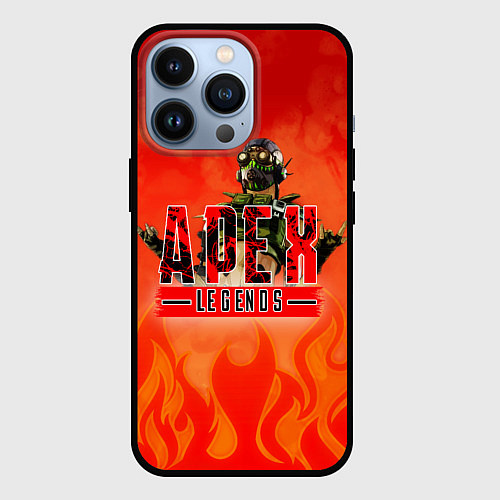 Чехол iPhone 13 Pro Apex Legends / 3D-Черный – фото 1