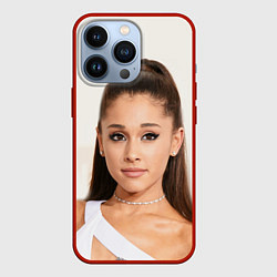 Чехол для iPhone 13 Pro Ariana Grande Ариана Гранде, цвет: 3D-красный