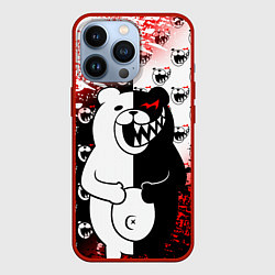 Чехол для iPhone 13 Pro MONOKUMA, цвет: 3D-красный