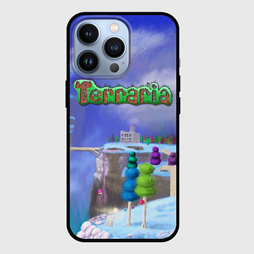 Чехол iPhone 13 Pro Terraria / 3D-Черный – фото 1