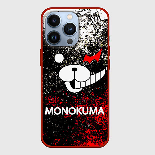 Чехол iPhone 13 Pro MONOKUMA / 3D-Красный – фото 1