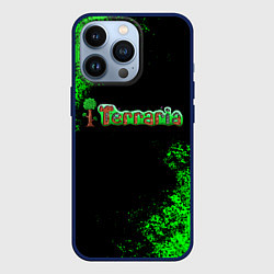 Чехол для iPhone 13 Pro Terraria, цвет: 3D-тёмно-синий