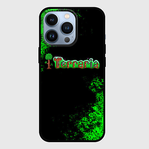 Чехол iPhone 13 Pro Terraria / 3D-Черный – фото 1