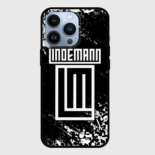 Чехол iPhone 13 Pro LINDEMANN / 3D-Черный – фото 1