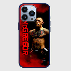 Чехол для iPhone 13 Pro Конор МакГрегор, цвет: 3D-тёмно-синий