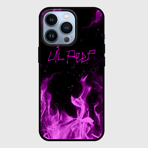 Чехол iPhone 13 Pro LIL PEEP FIRE / 3D-Черный – фото 1