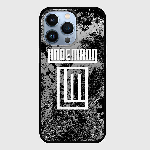 Чехол iPhone 13 Pro LINDEMANN / 3D-Черный – фото 1