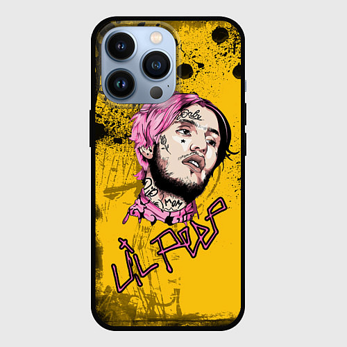 Чехол iPhone 13 Pro Lil Peep / 3D-Черный – фото 1