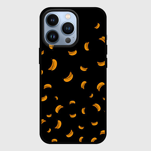 Чехол iPhone 13 Pro Банана / 3D-Черный – фото 1