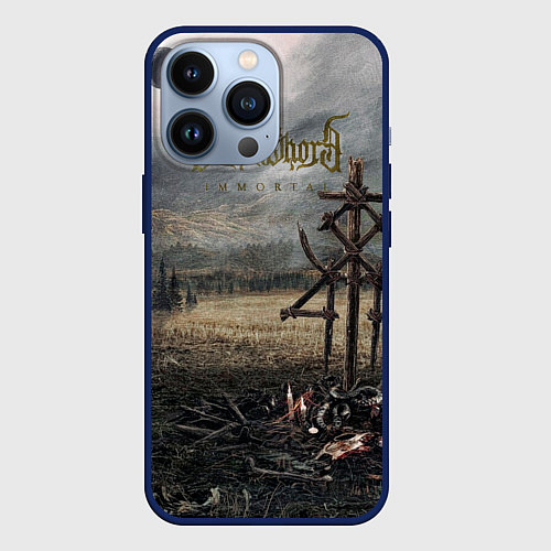 Чехол iPhone 13 Pro Lorna Shore - Immortal / 3D-Тёмно-синий – фото 1