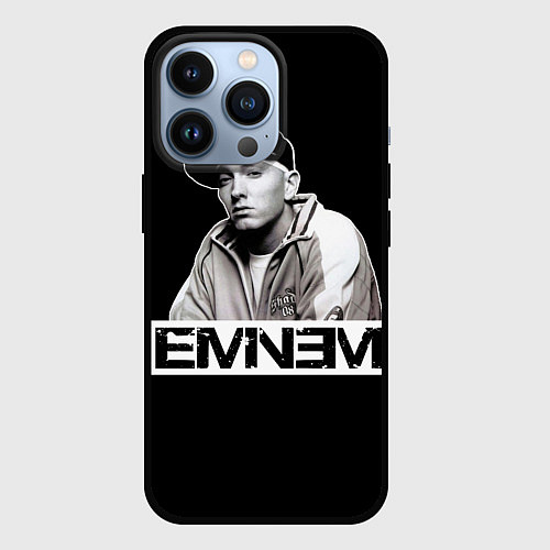 Чехол iPhone 13 Pro Eminem / 3D-Черный – фото 1