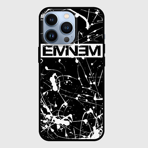 Чехол iPhone 13 Pro Eminem / 3D-Черный – фото 1