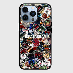 Чехол для iPhone 13 Pro Дискография EMINEM, цвет: 3D-черный