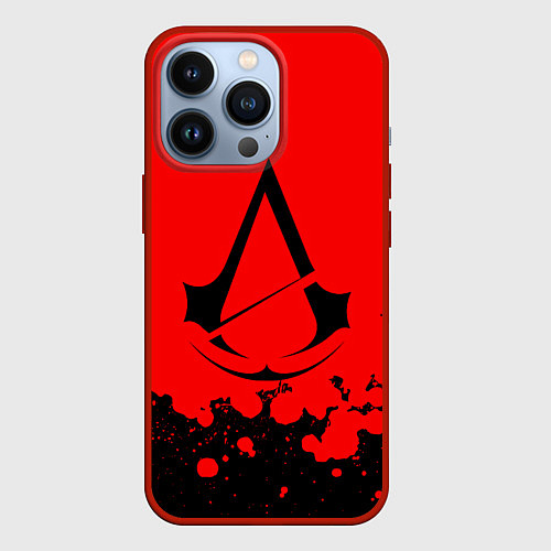 Чехол iPhone 13 Pro Assassin’s Creed / 3D-Красный – фото 1