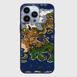 Чехол для iPhone 13 Pro HEROES 3 КАРТА, цвет: 3D-тёмно-синий