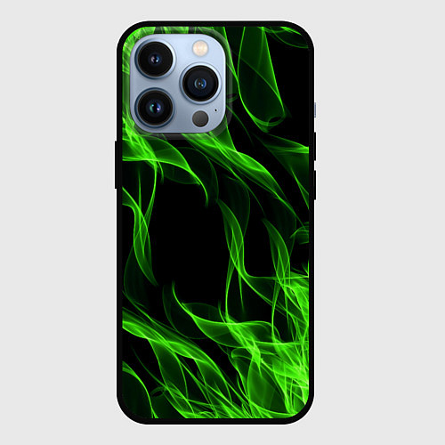 Чехол iPhone 13 Pro TOXIC FLAME / 3D-Черный – фото 1