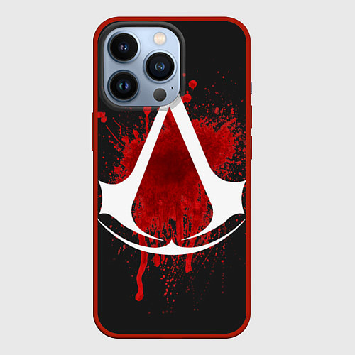 Чехол iPhone 13 Pro Assassin’s Creed / 3D-Красный – фото 1