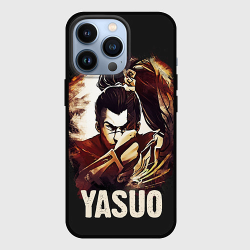 Чехол iPhone 13 Pro Yasuo / 3D-Черный – фото 1