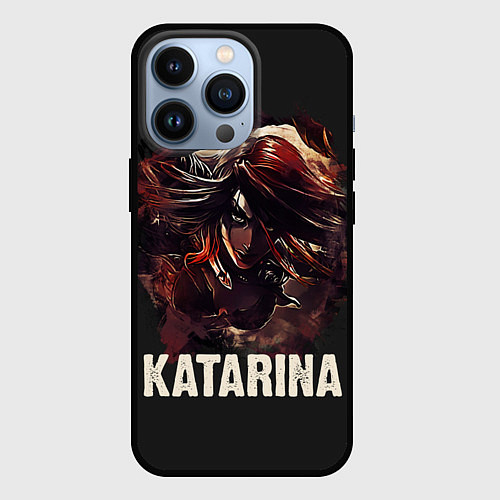 Чехол iPhone 13 Pro Katarina / 3D-Черный – фото 1