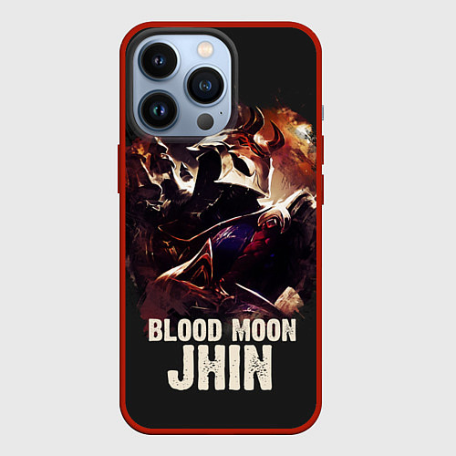 Чехол iPhone 13 Pro Jhin / 3D-Красный – фото 1