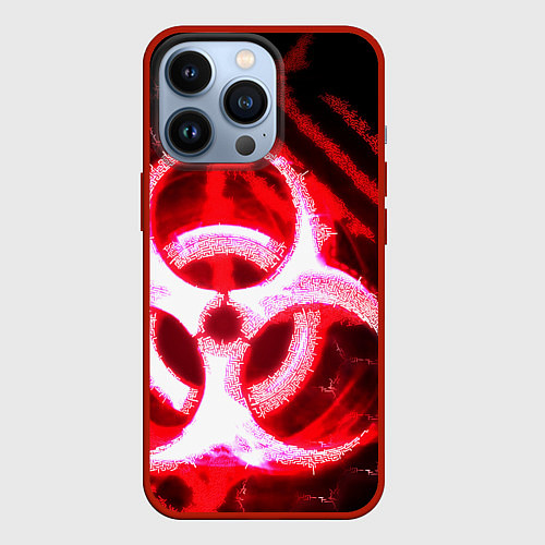 Чехол iPhone 13 Pro Plague Inc ShB Oko / 3D-Красный – фото 1
