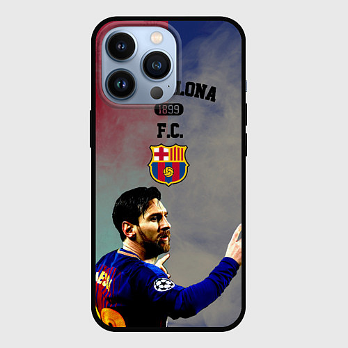 Чехол iPhone 13 Pro Messi / 3D-Черный – фото 1