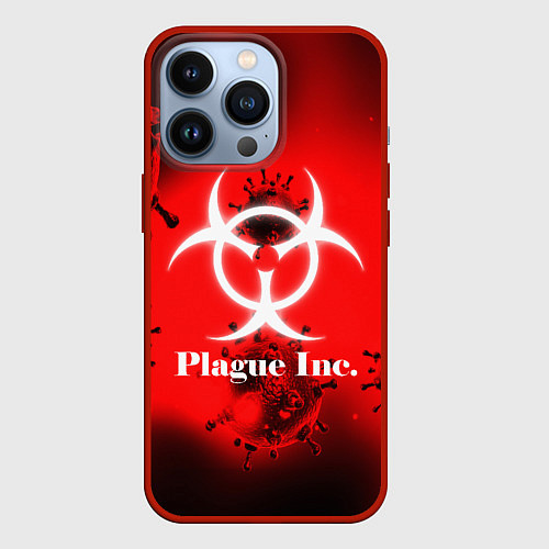 Чехол iPhone 13 Pro PLAGUE INC / 3D-Красный – фото 1