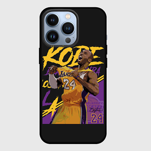 Чехол iPhone 13 Pro Kobe Bryant / 3D-Черный – фото 1