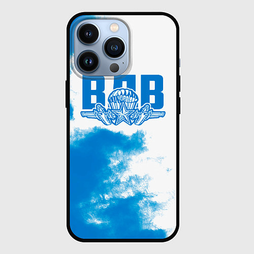 Чехол iPhone 13 Pro ВДВ / 3D-Черный – фото 1