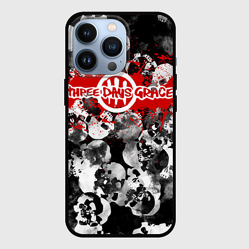 Чехол iPhone 13 Pro Three days grace / 3D-Черный – фото 1