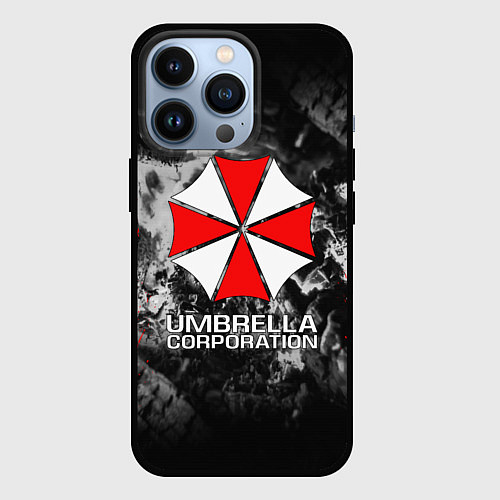 Чехол iPhone 13 Pro UMBRELLA CORP / 3D-Черный – фото 1