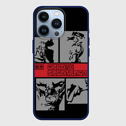 Чехол для iPhone 13 Pro Cowboy Bebop anime, цвет: 3D-тёмно-синий