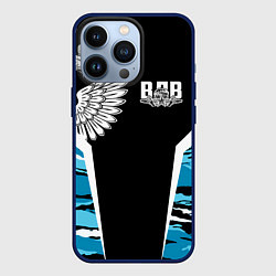 Чехол для iPhone 13 Pro Камуфляж ВДВ, цвет: 3D-тёмно-синий
