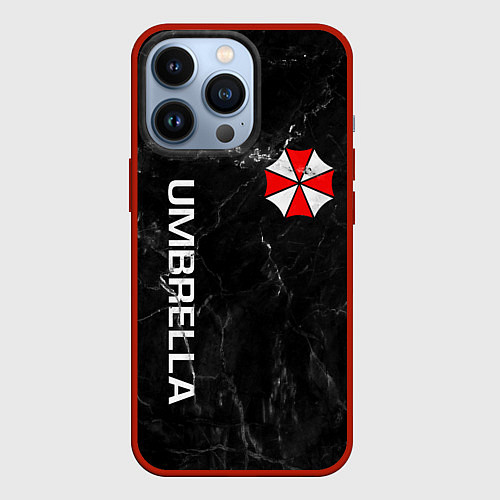 Чехол iPhone 13 Pro UMBRELLA CORP / 3D-Красный – фото 1