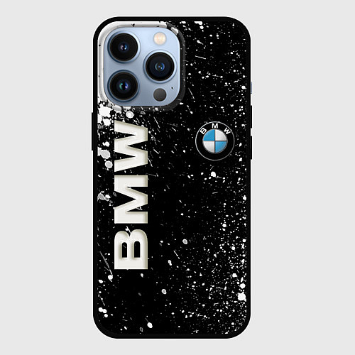 Чехол iPhone 13 Pro BMW / 3D-Черный – фото 1