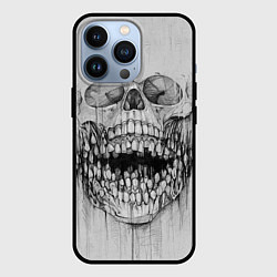 Чехол для iPhone 13 Pro Dentist skull, цвет: 3D-черный